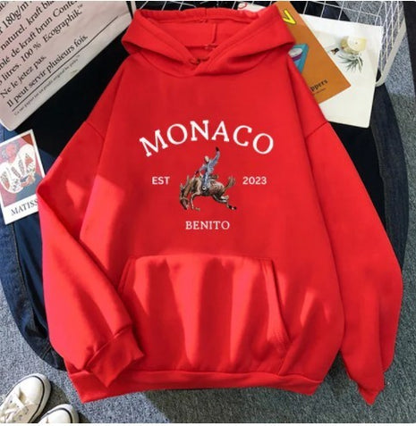 SS Monaco hoodie Red