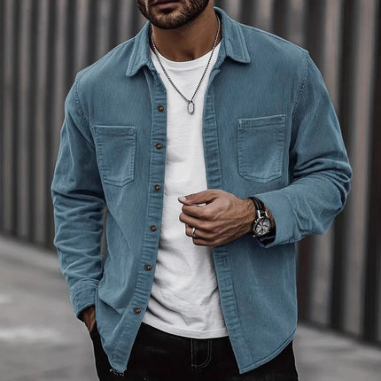 Corduroy Casual All-matching Shirt Coat