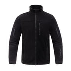 Men's Outdoor Sports Polar Fleece Jacket Thermal Climbing Jacket Black