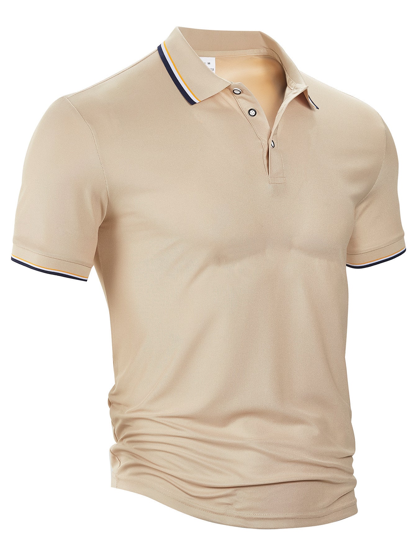 Men's Lapels Top Khaki H