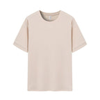 Waffle Heavy T-shirt For Men Apricot