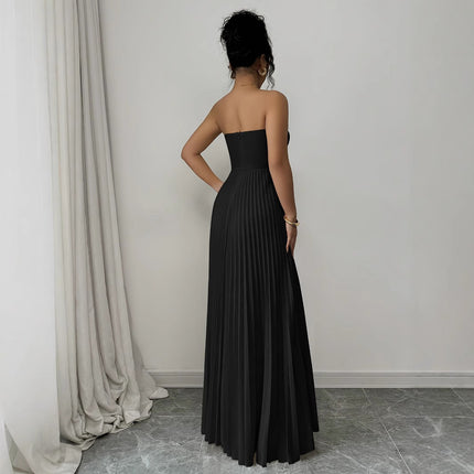 Women's French Tube Top Elegant Dress