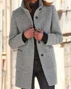 SS Women’s Winter Coat Light Gray