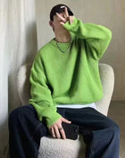 SS Loose Sweater Light green