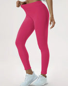 SS Yoga Pants Rose Red