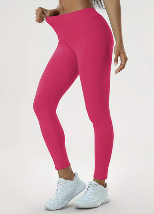 SS Yoga Pants Rose Red