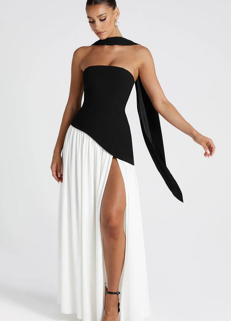 SS Evening Dress Black & white