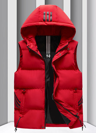 SS Men's Warm Vest Red