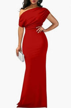 Tight Long Formal Party Dress Red