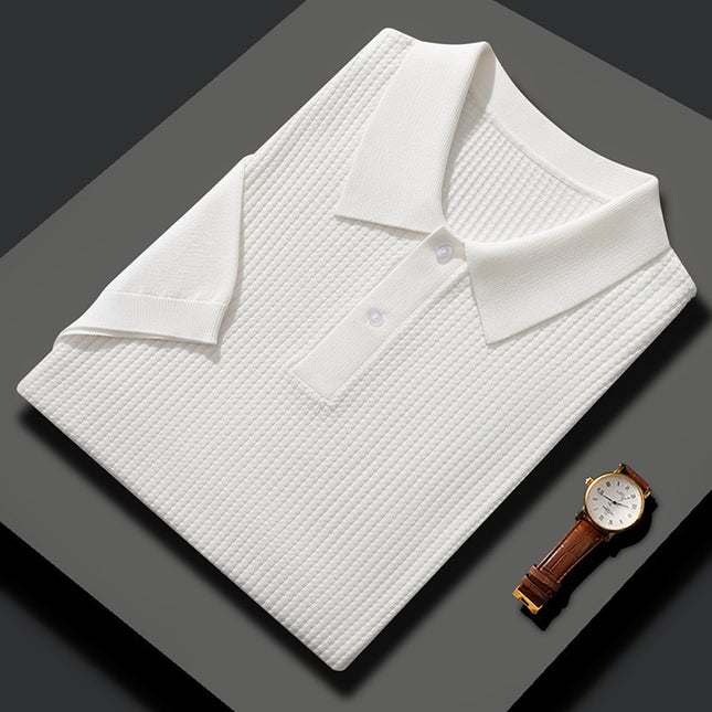 Men's Casual Wool Knitted White