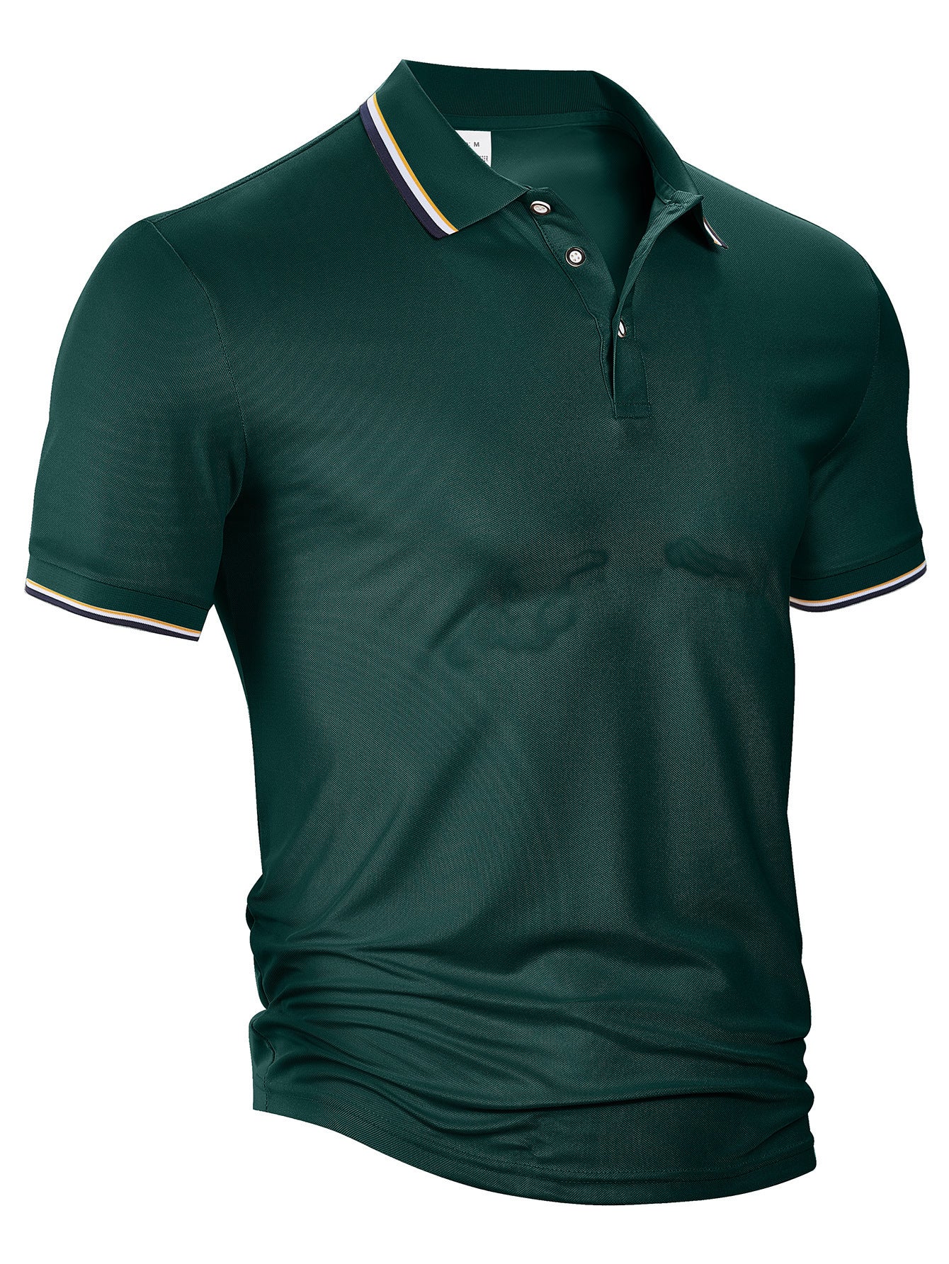 Men's Lapels Top Dark Green