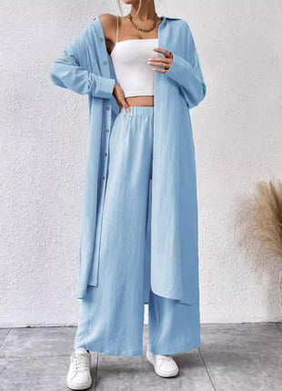 SS Two-piece Set Light blue