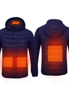 SS Thermal Men's Winter Jacket Blue Zone4