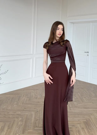 SS Elegant Satin Dress