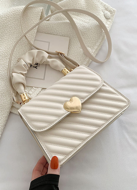 SS Love Metal bag White