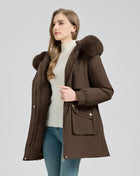SS Winter Fur-Lined Jacket Brown
