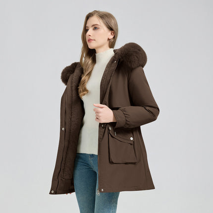 SS Winter Fur-Lined Jacket Brown
