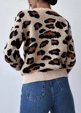 SS Leopard Print Sweater