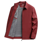Men's Casual Collar Jacket Red