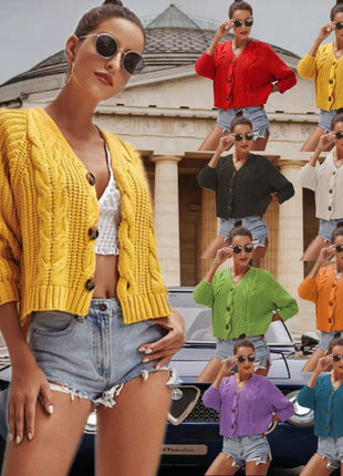 SS Button Down Sweater