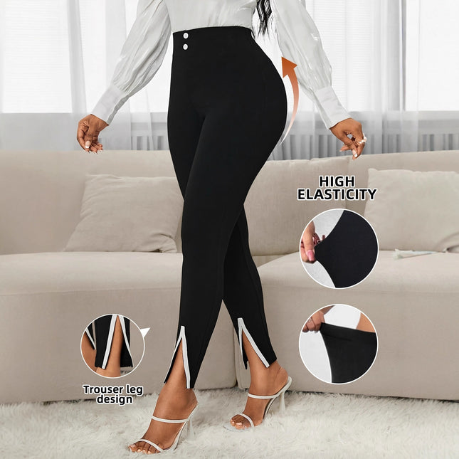 Elegant Commuting Slim-fit Pants