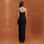 Women's Tube Drilling Backless Dress