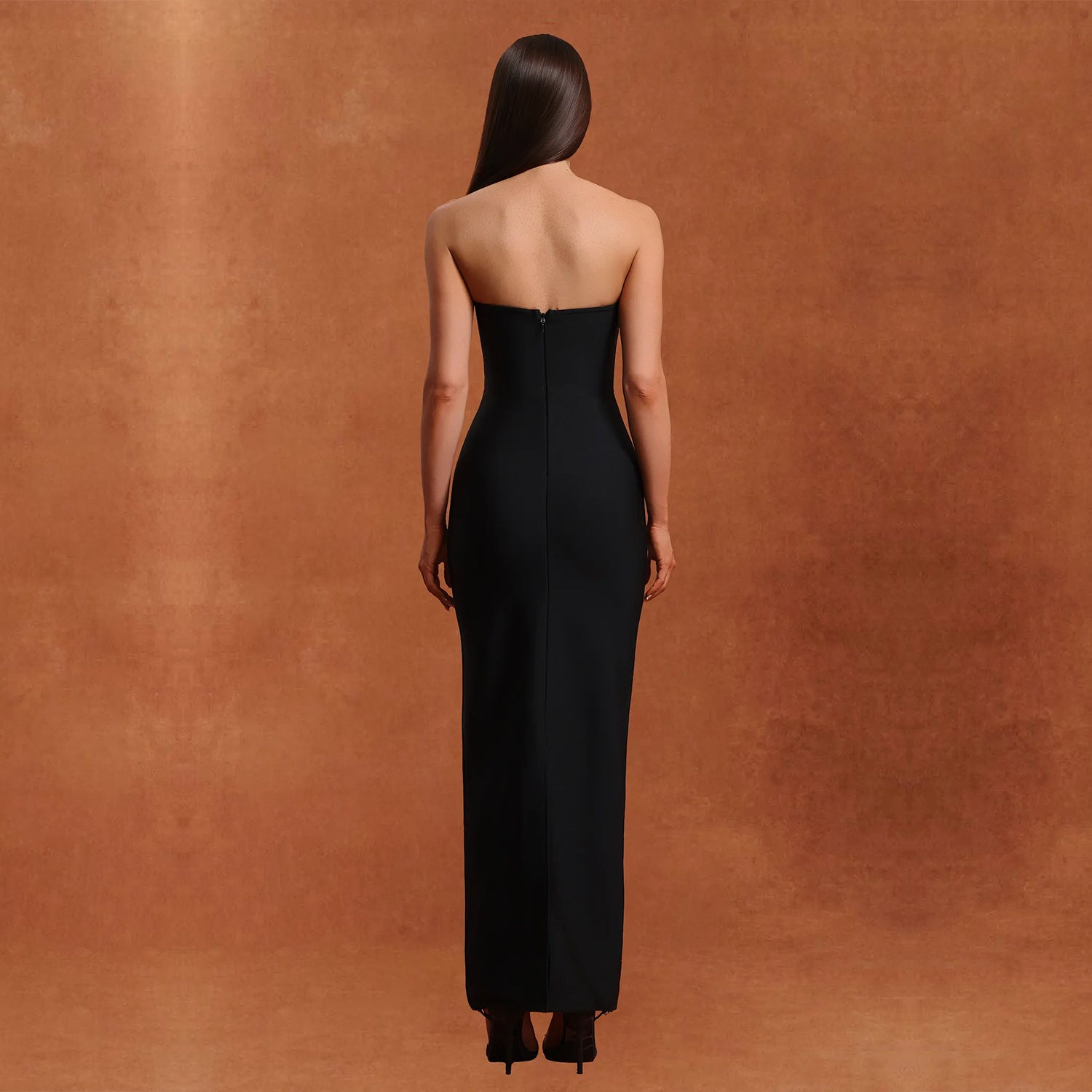 Women's Tube Drilling Backless Dress