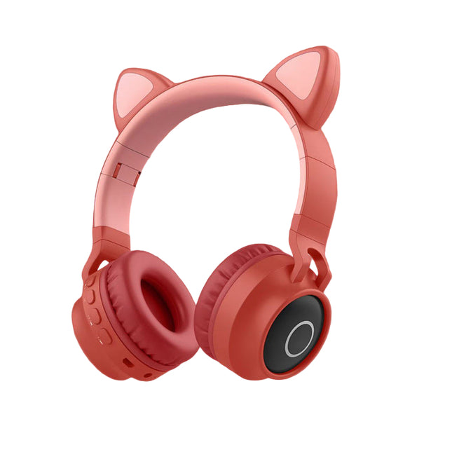 LED Light Cat Ear Headphones Wireless Headset Kids Headphone