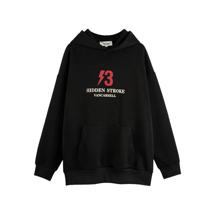 Men's Lightning Printed Hoodie