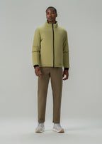 Men's Fashionable Lightweight Cotton-padded Jacket Green