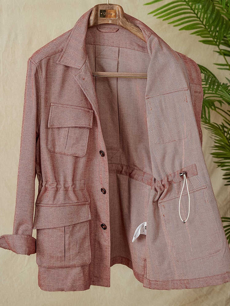 Men's Herringbone Casual Retro Jacket