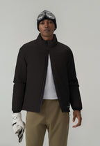 Men's Fashionable Lightweight Cotton-padded Jacket Black