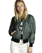 SS Women’s zipper jacket Green