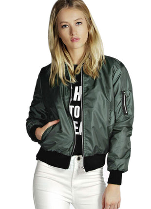 SS Women’s zipper jacket Green