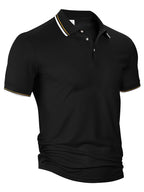 Men's Lapels Top Black