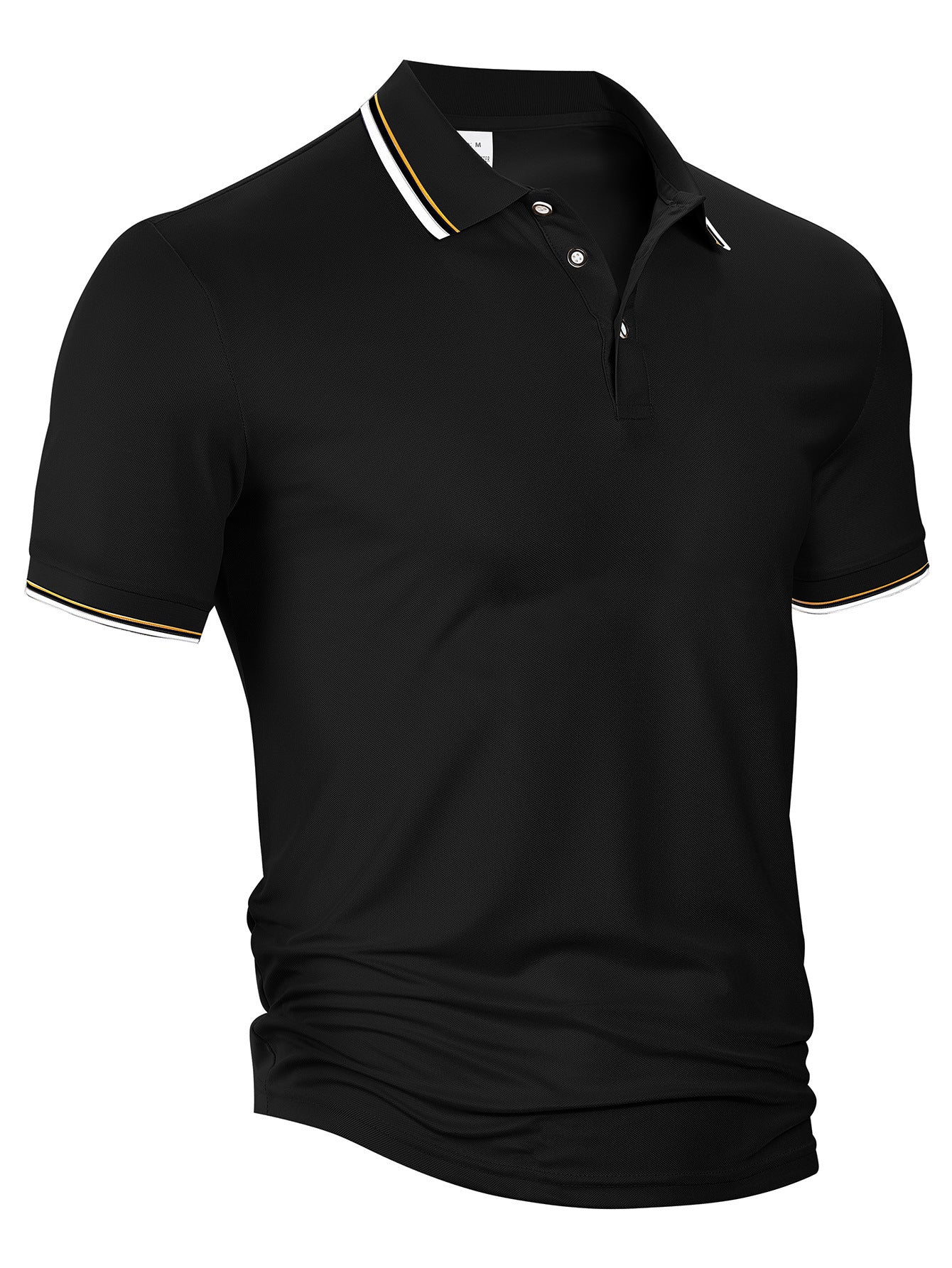 Men's Lapels Top Black