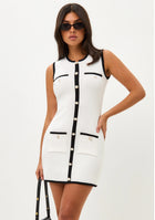 Classic Style Elegant Sexy Dress White