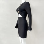 Women's Hollow Bandage Dress