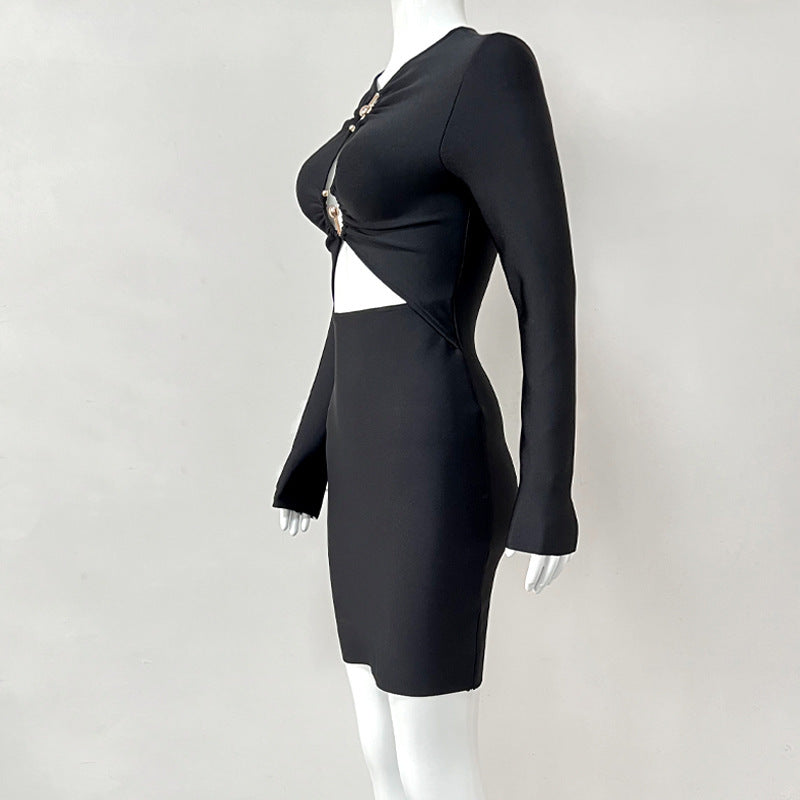 Women's Hollow Bandage Dress