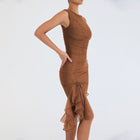 Fashion Party Club Dresses Brown