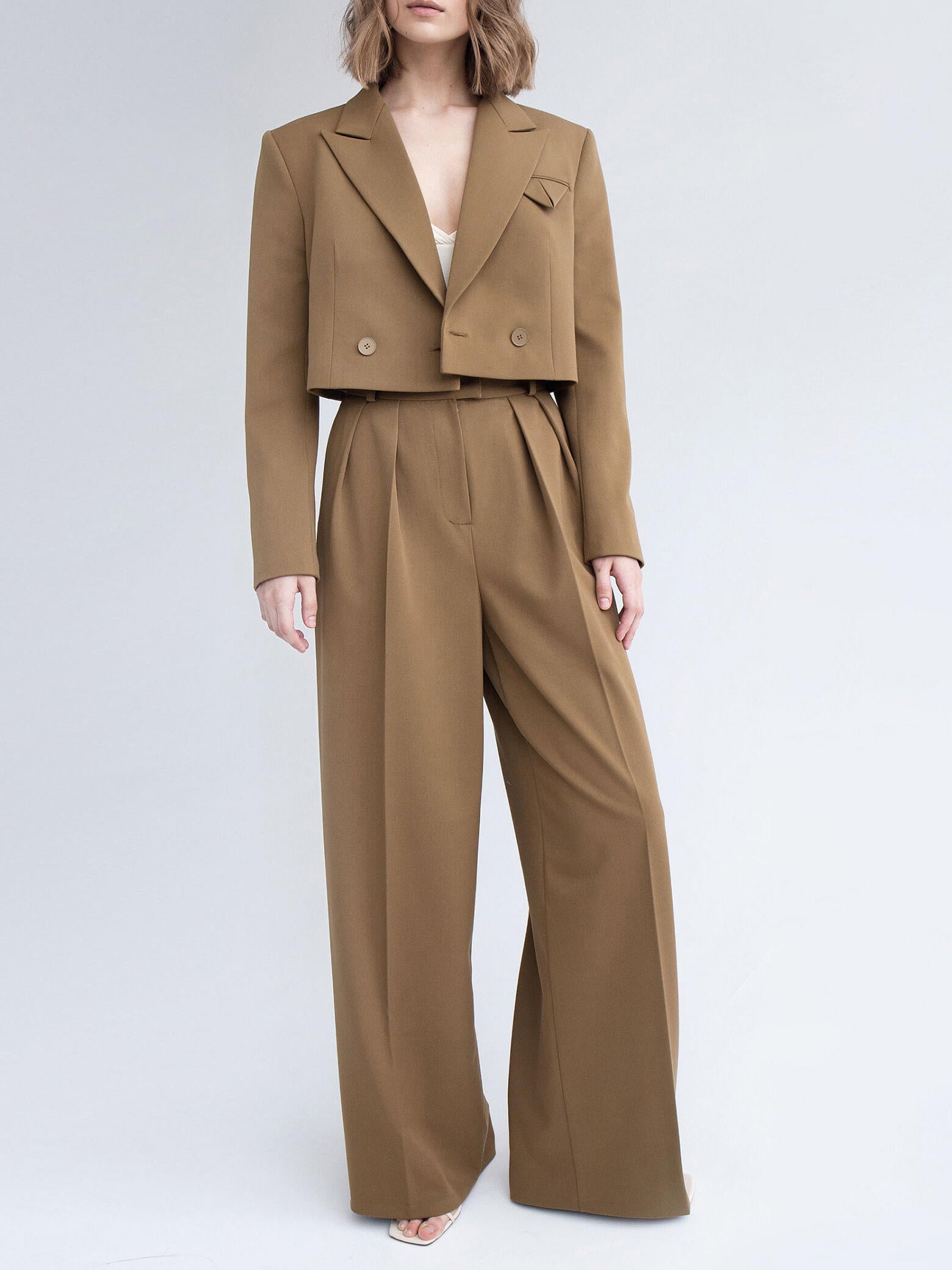 SS Short Blazer & Pants Set