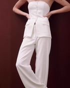 SS Graceful Tube Suit White