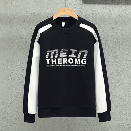 Men's Loose-fitting Casual Pullover Black