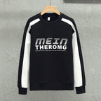 Men's Loose-fitting Casual Pullover Black