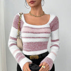 Striped Sweater For Women