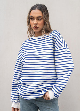 SS Oversized Sweatshirt Blue