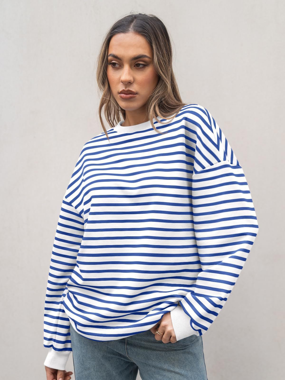 Oversized Sweatshirt Blue