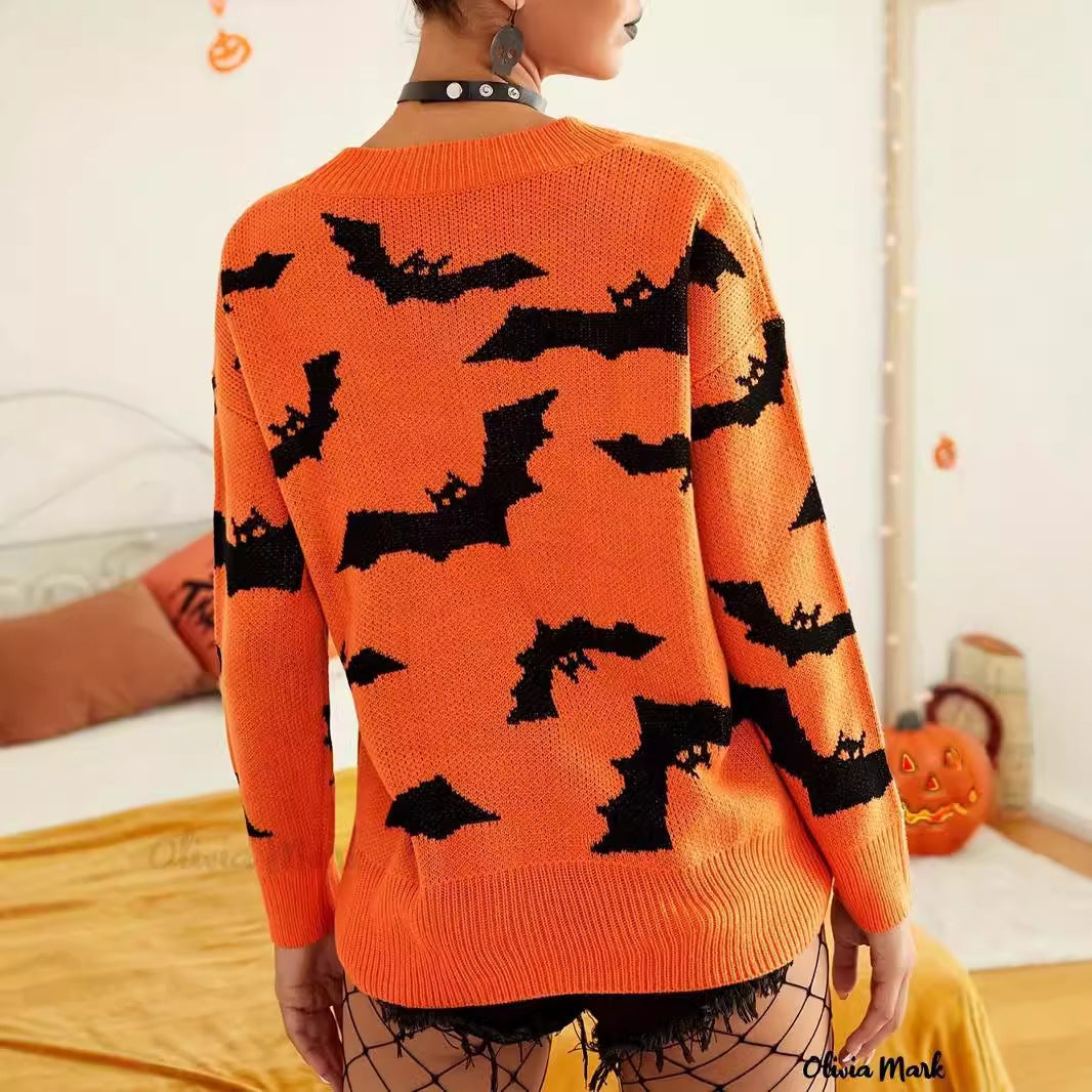 Halloween Brocade Sweater