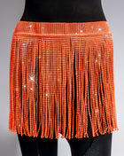 SS Rhinestone Skirt Orange