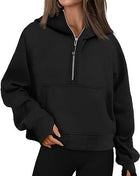 SS Women’s Zipper Hoodies Black